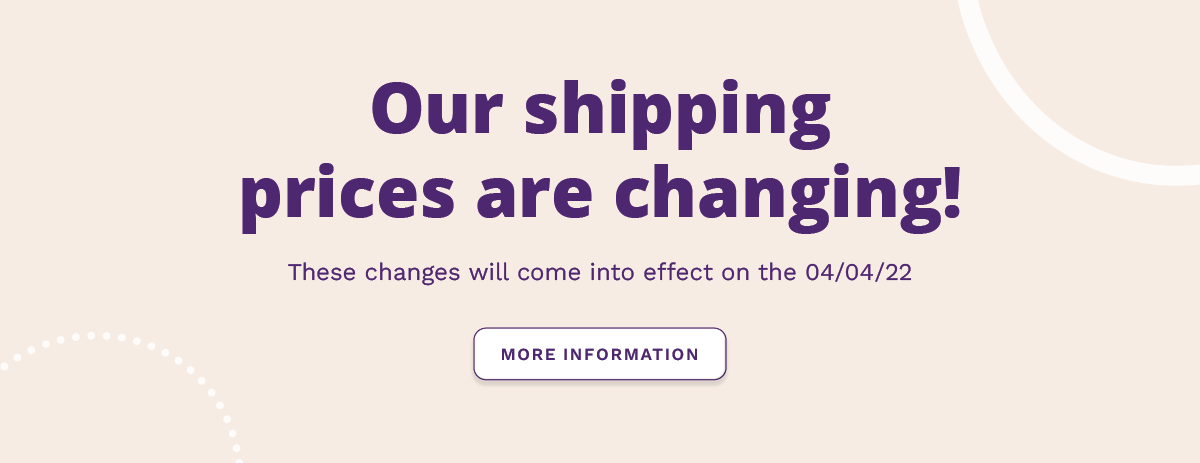 Shipping Prices are Changing