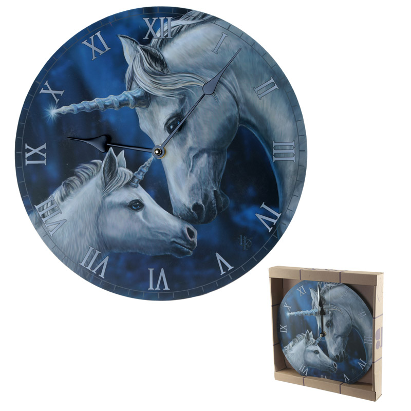 Decorative Fantasy Sacred Love Unicorn Wall Clock