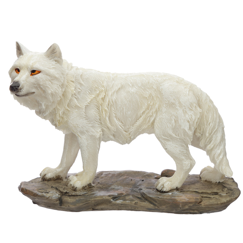 Spirit of the Night Protector of the North Wolf Figurine