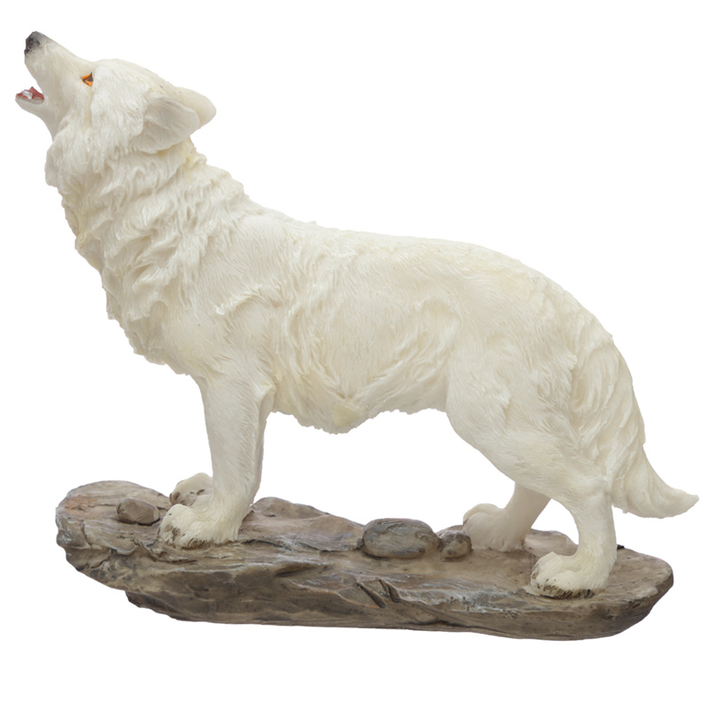 Spirit of the Night Protector of the North Wolf Figurine