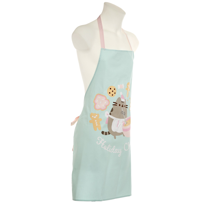 Christmas Holiday Cheer Pusheen the Cat 100% Cotton Apron