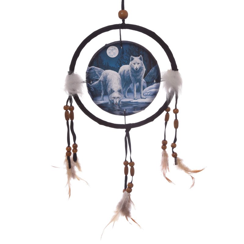 Small Dreamcatcher Wall – Lisa Parker Winter Wolf