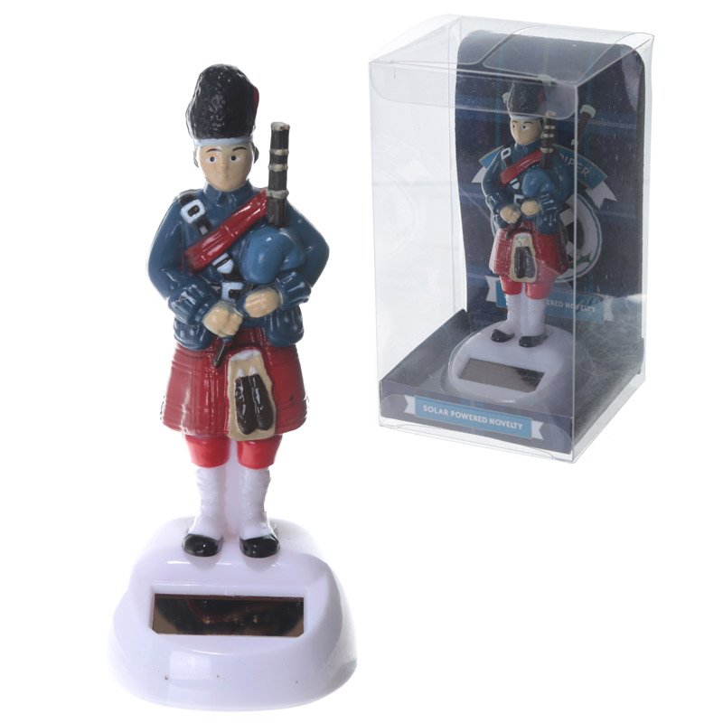 Solar Piper Garden Ornament – Scottish Theme