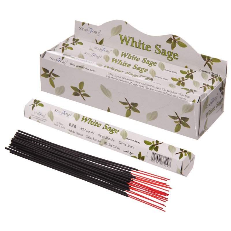 Sage Incense Sticks – Hand Rolled White Sage – 20 Sticks