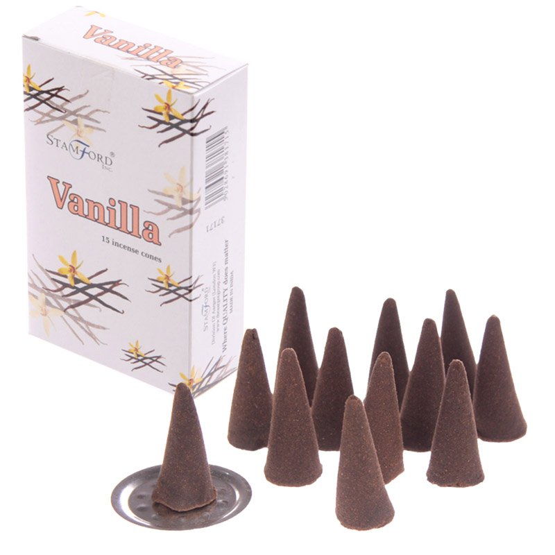 Vanilla Incense Cones – Hand Rolled, Vegan