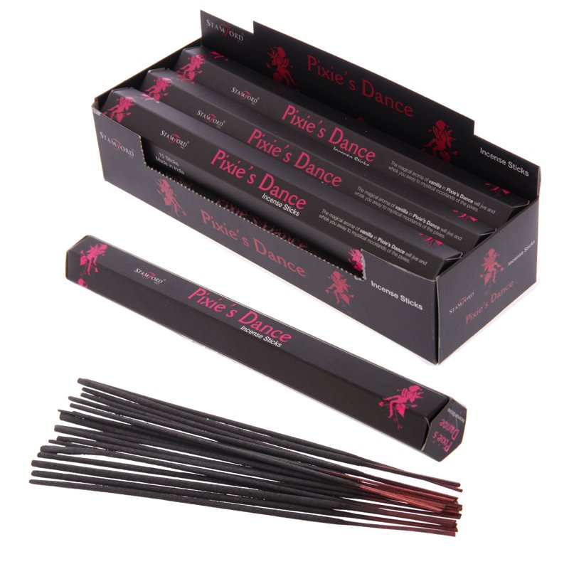 Black incense sticks – Vanilla – 12 pack