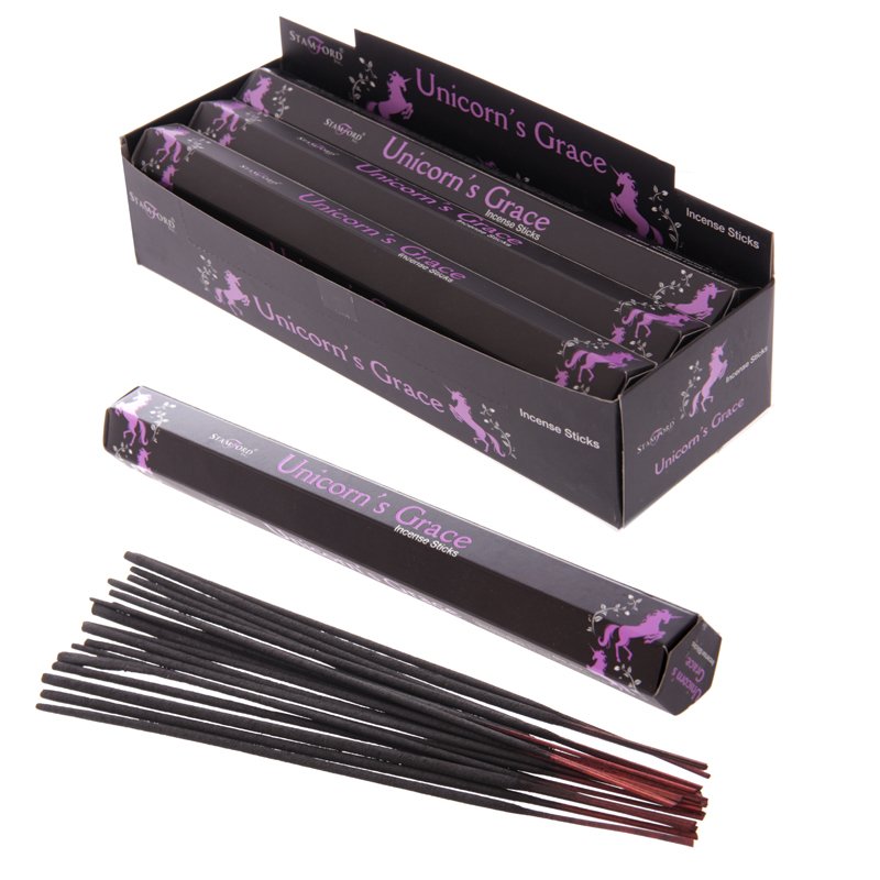 Unicorn Incense Sticks – Cinnamon, Vegan & Cruelty Free – 12