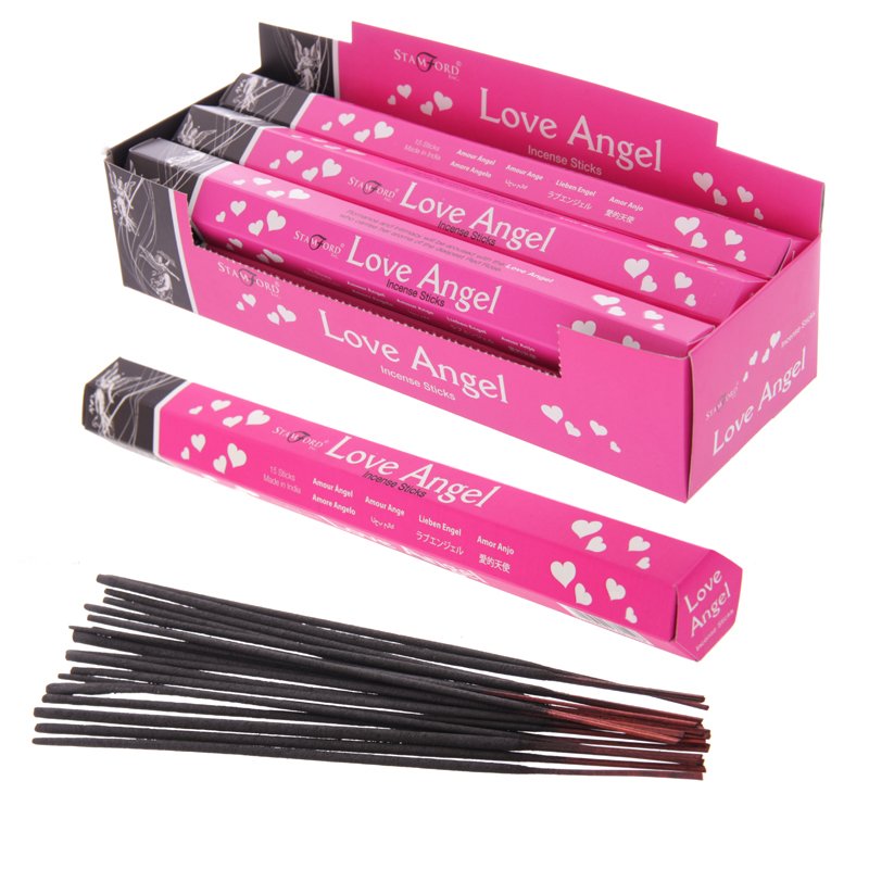 Love Angel Incense - Red Rose 12 Pack Vegan