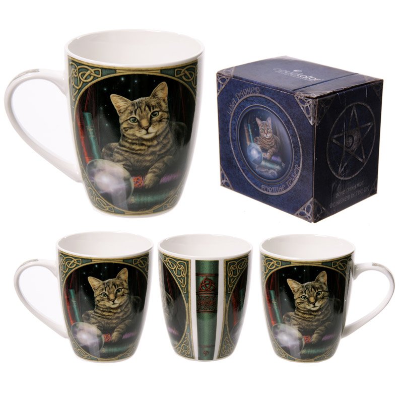 Cat porcelain mug – Lisa Parker Fortune Teller – Gadgetly