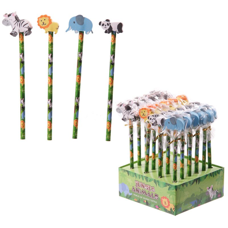 Jungle Pencils for Kids – Basswood HB Pencils