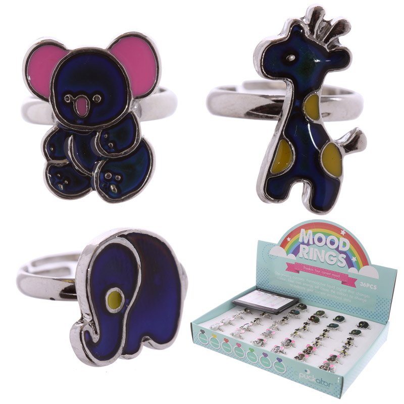 Adjustable Mood Ring – Wildlife Animal Design – Gadgetly