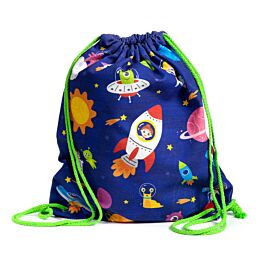 Drawstring Canvas Bag - Space Cadet