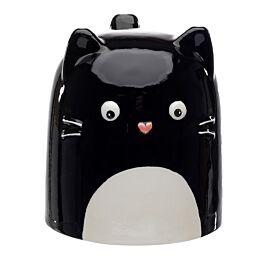 Novelty Upside Down Ceramic Mug - Feline Farm Cat