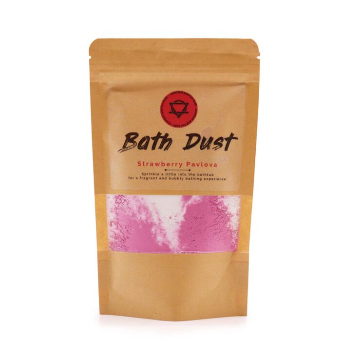 Handmade Bath Dust - Strawberry Pavlova