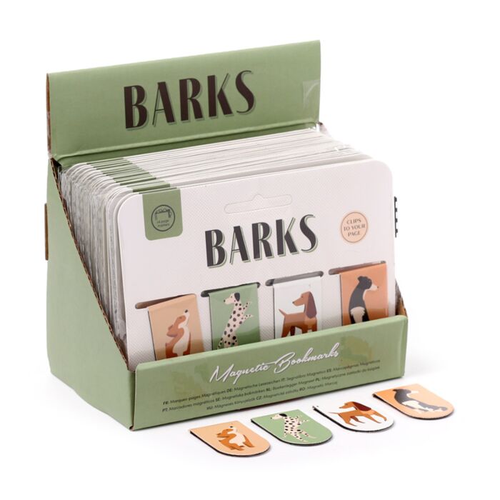 Magnetic Bookmark Set - Barks Dog