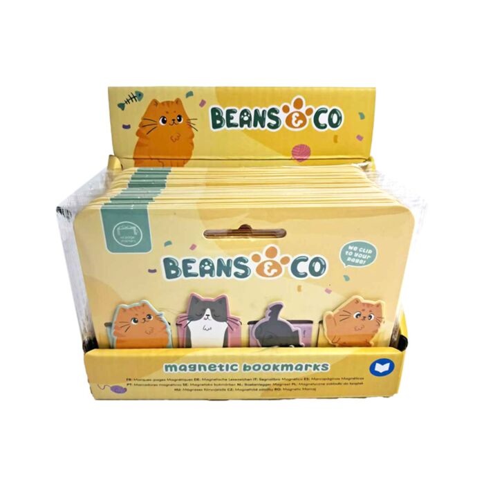 Magnetic Bookmark Set - Beans & Co Cats