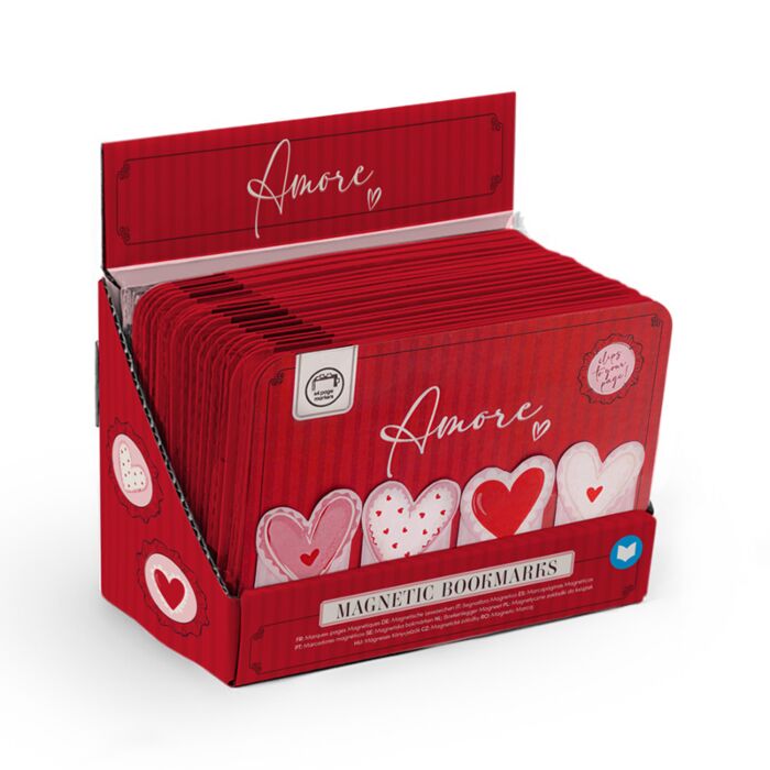 Magnetic Bookmark Set - Amore Heart