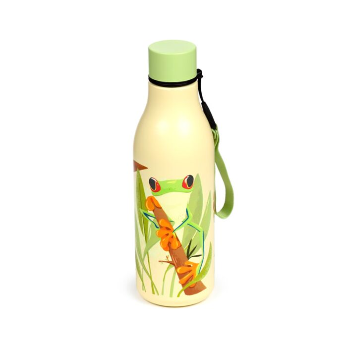 Reusable Insulated Drinks Bottle 500ml - Tropical Tree Frogs