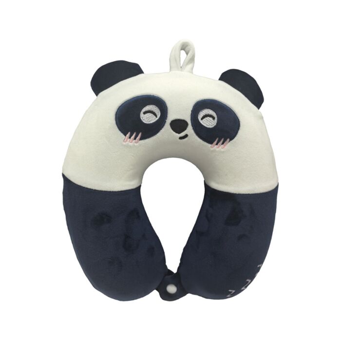 Relaxeazzz Plush Kids Memory Foam Travel Pillow - Adoramals Banjo the Panda