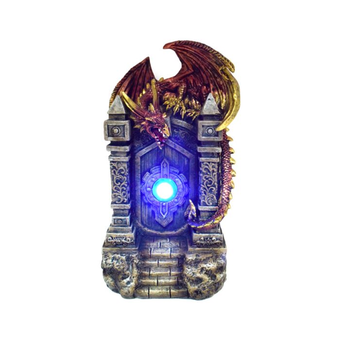 Dark Legends LED Mystical Doorway Fire Dragon