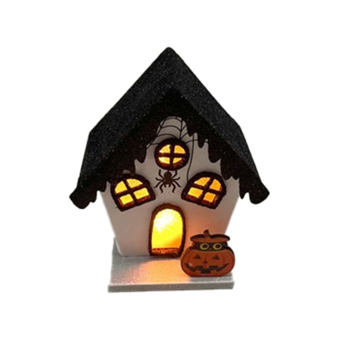 LED Decoration - Halloween Spooky Pumpkin & Spider House