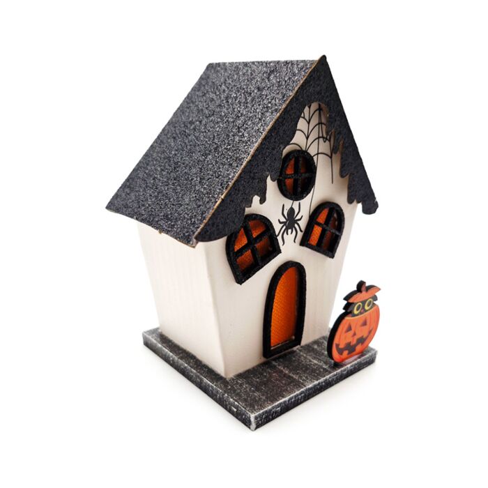 LED Decoration - Halloween Spooky Pumpkin & Spider House