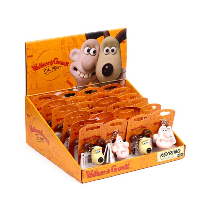 LED Keyring - Wallace & Gromit
