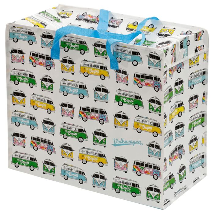 Laundry & Storage Bag - Volkswagen VW T1 Camper Bus Summer Love & Surf Adventure