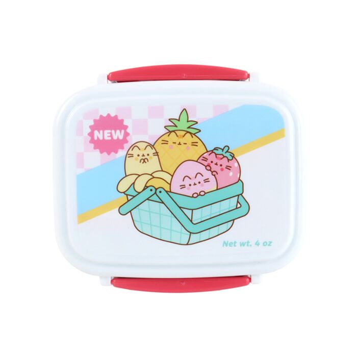 Bento Clip Lock Lunch Box with Cutlery - Pusheen the Cat Fruits