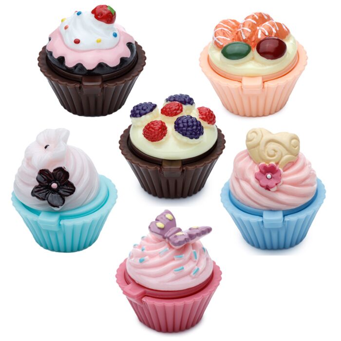 Lip Gloss in Shaped Holder - Fairy Cake