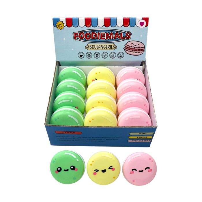 Lip Balm in a Tin - Foodiemals Boulangerie Macaron