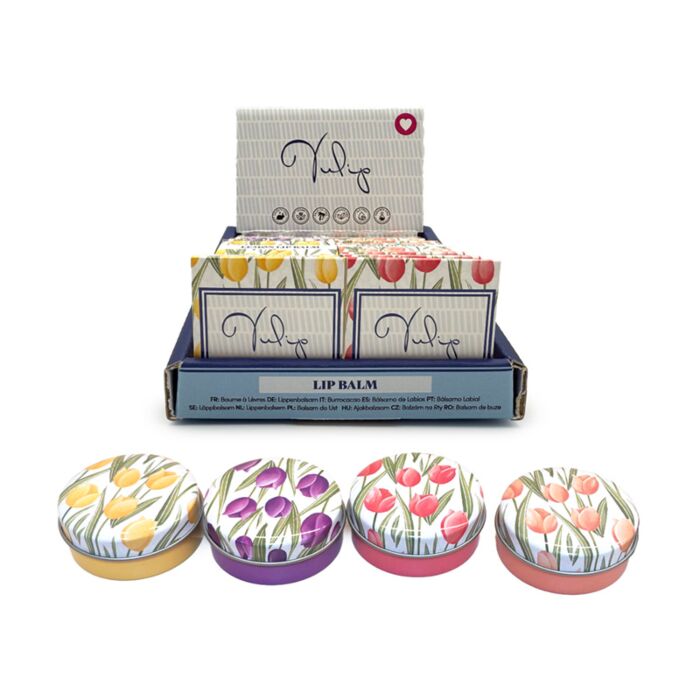 Lip Balm in a Tin - Tulips