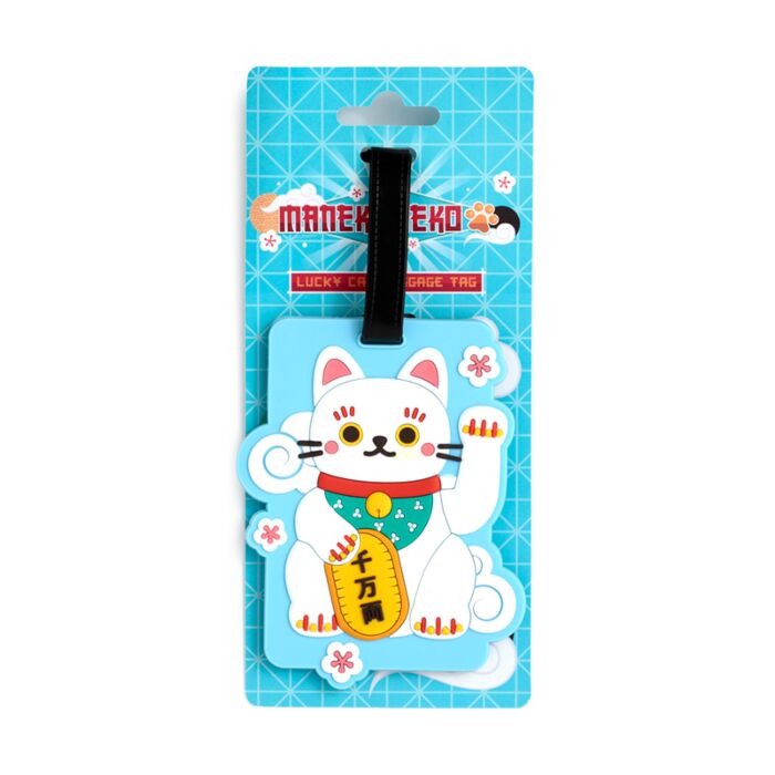 PVC Luggage Tag - Maneki Neko Lucky Cat