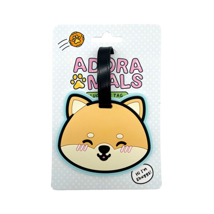 PVC Luggage Tag - Adoramals Shuggs the Shiba Inu