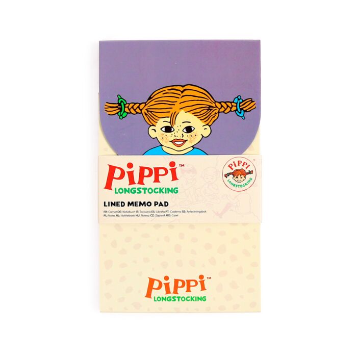 Flip Open Shaped Memo Pad - Pippi Longstocking