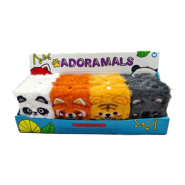 Plush A7 Notebook - Adoramals Wild