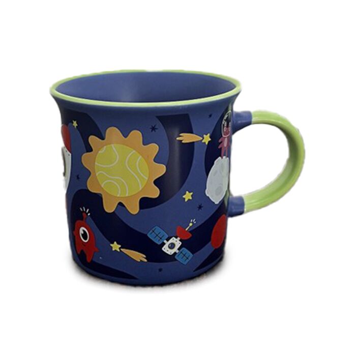 Porcelain Fine Rimmed Mug - Space Cadet