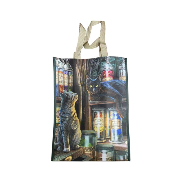 Durable Reusable Shopping Bag - Lisa Parker Magical Emporium Cat