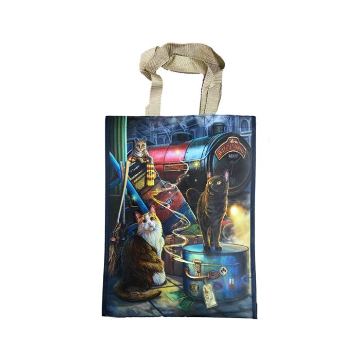 Durable Reusable Shopping Bag - Lisa Parker Witchwood Express Cat