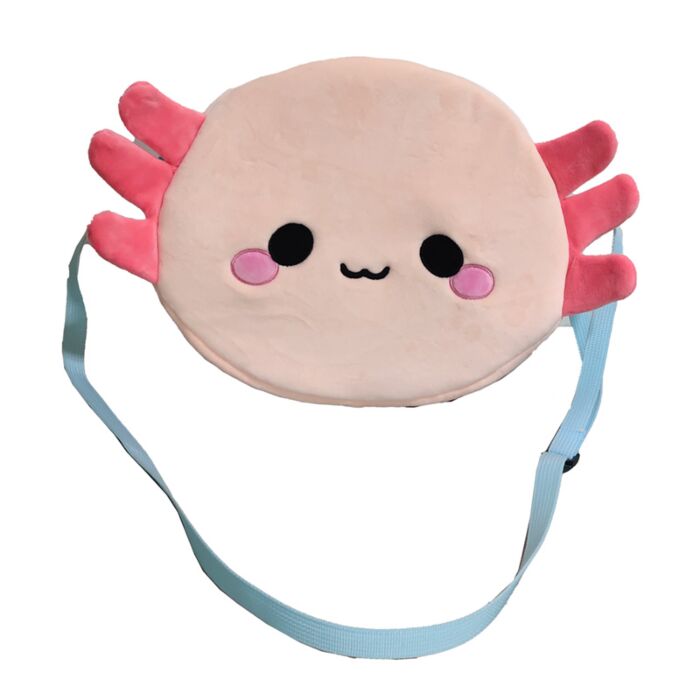 Plush Crossbody Bag - Adoramals Maddie the Axolotl
