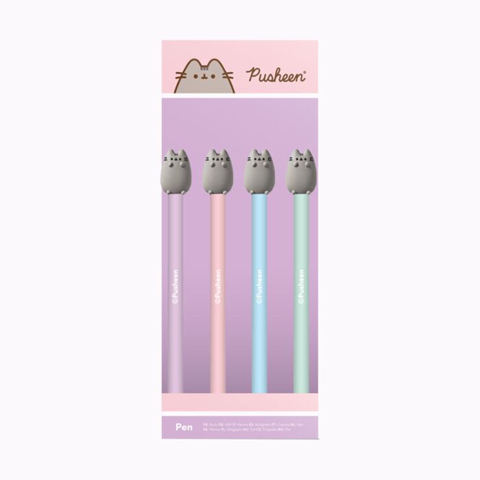 Fine Tip Pen with Topper - Pusheen the Cat