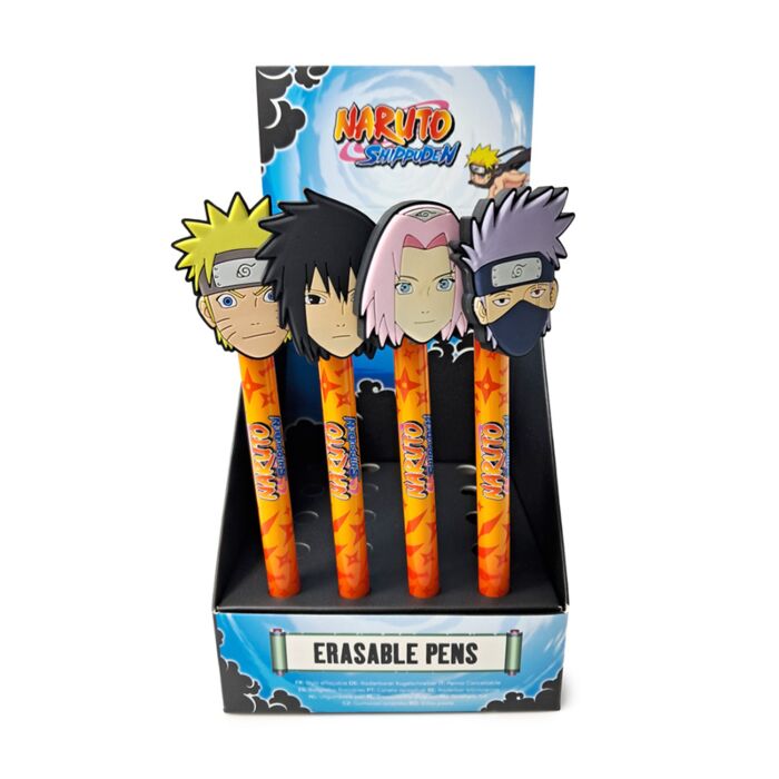 Erasable Pen with PVC Topper - Naruto