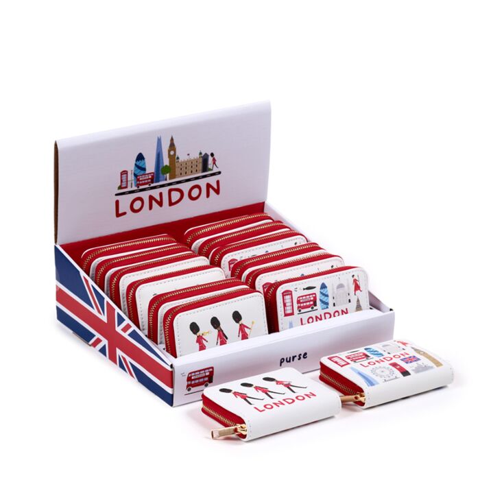 Small Zip Around Wallet - London Souvenir
