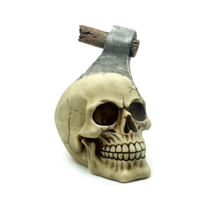 Decorative Ornament - Skull with Axe