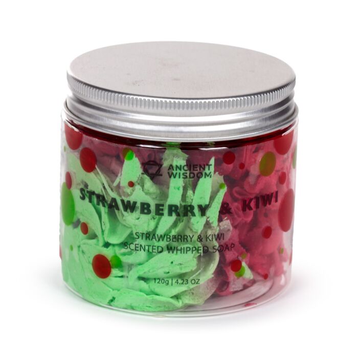 Whipped Soap Jar - Strawberry & Kiwi