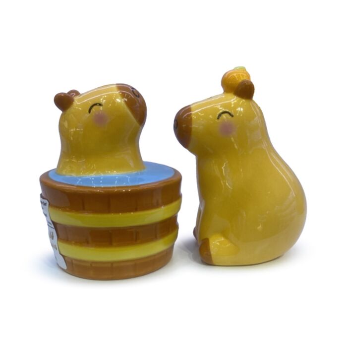 Ceramic Salt & Pepper Set - Capybara