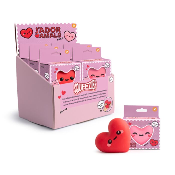 Stretchy Squeezy Fidget Toy - J'Adoramals Heart