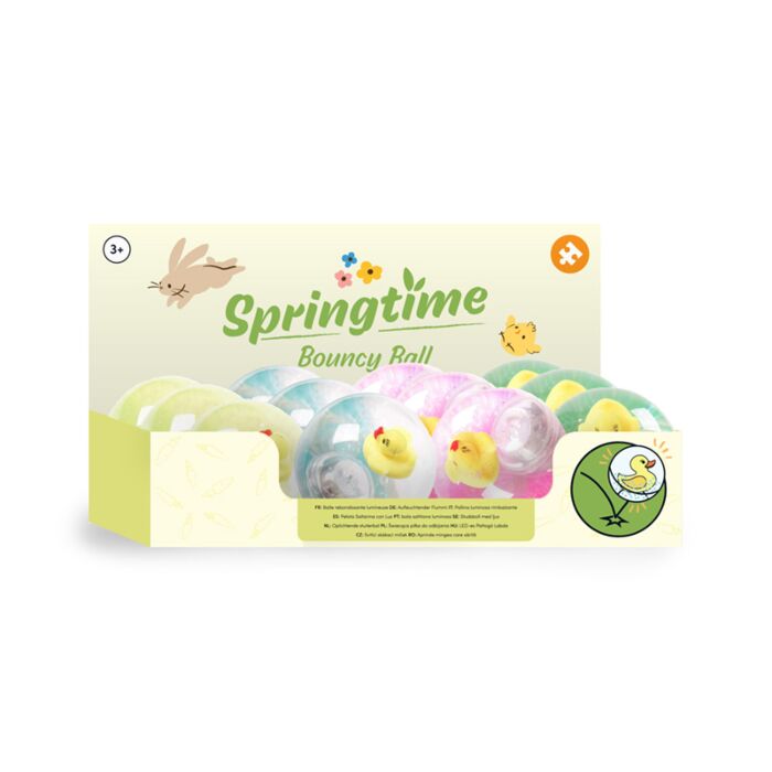 LED High Bounce Ball Toy - Springtime Duck