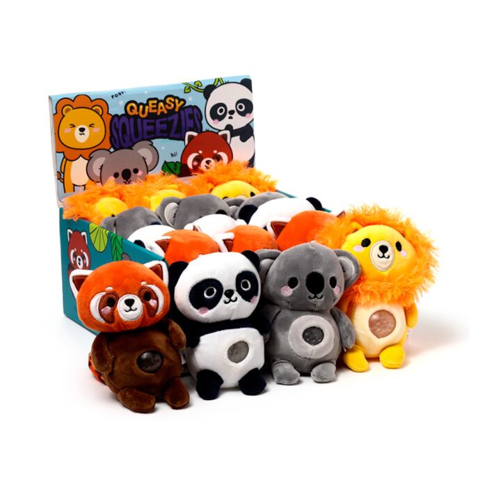 Queasy Squeezies Large Fidget Toy - Adoramals Zoo Mix 1