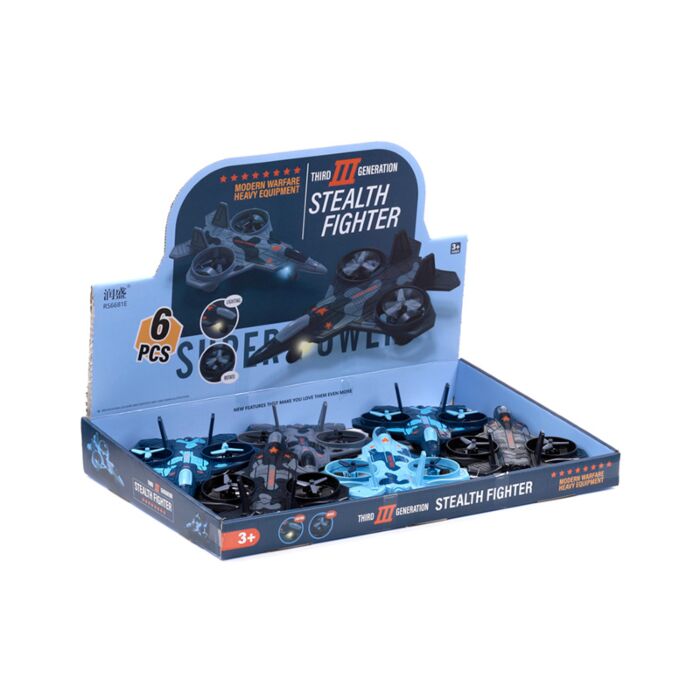 Kids Friction Action Toy - Stealth Fighter